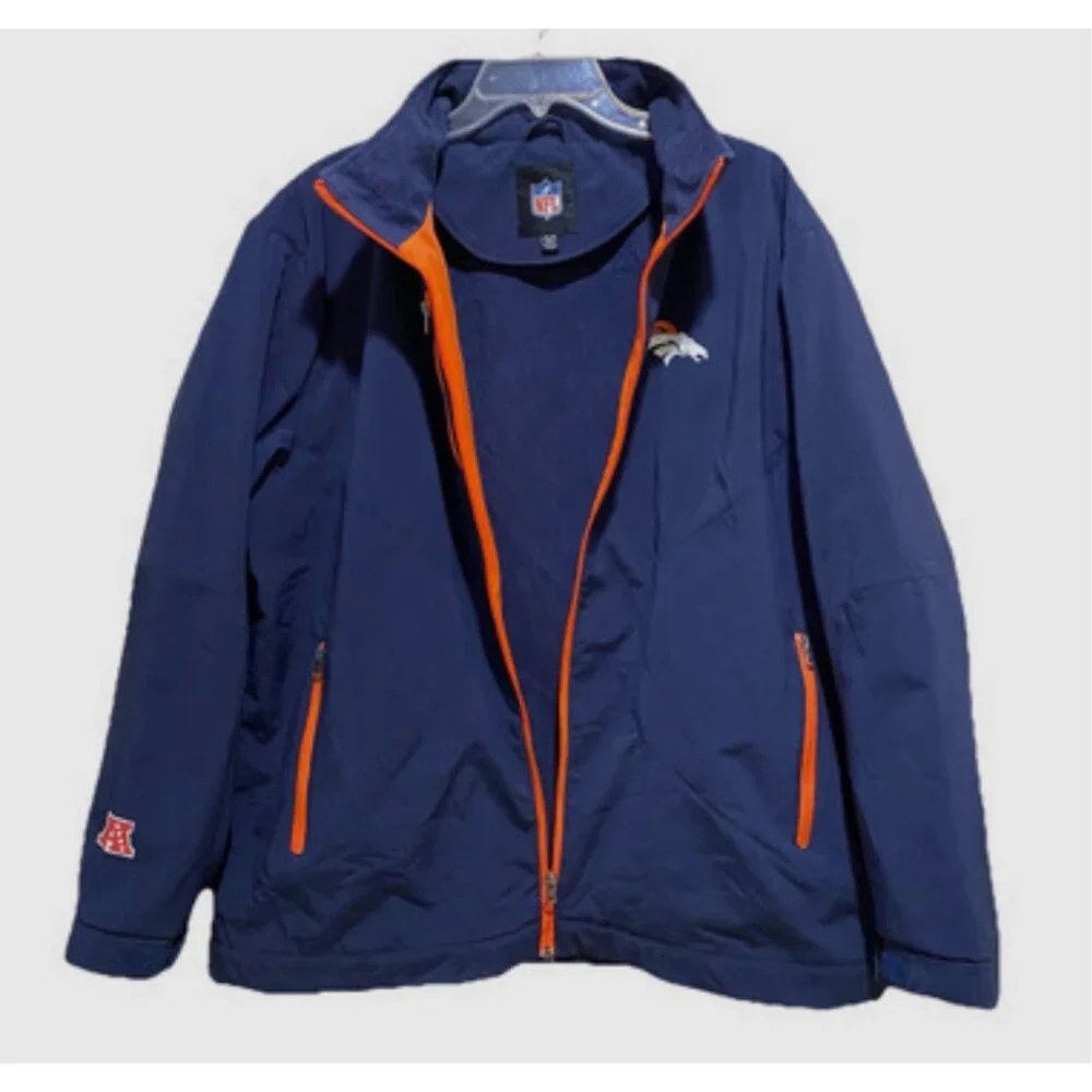 Denver Broncos Mens XL NFL Officially Licensed G-III Soft Shell Full Zip Jacket